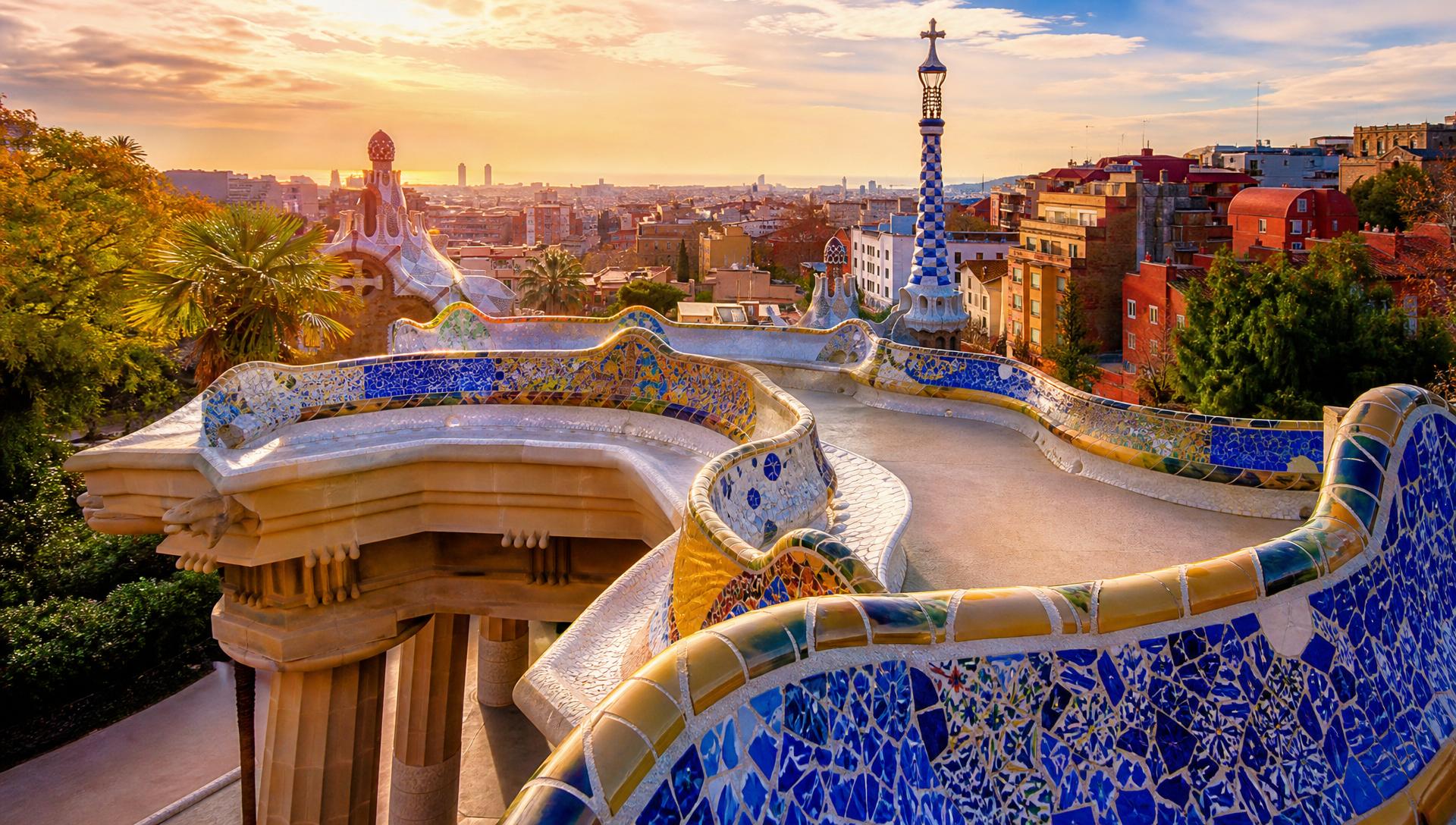 Barcelona Gaudí terrace